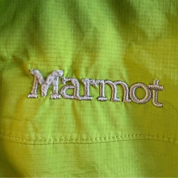 Women’s Marmot Precip Rain Jacket Green Envy Size Small - Picture 3 of 7